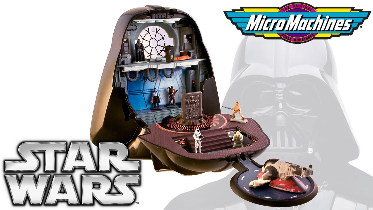 GALOOB - MICROMACHINES STAR WARS DARTH VADER/BESPIN PLAYSET REVIEW (eng)