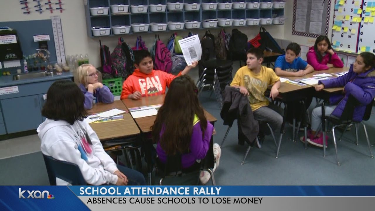 School attendance rally