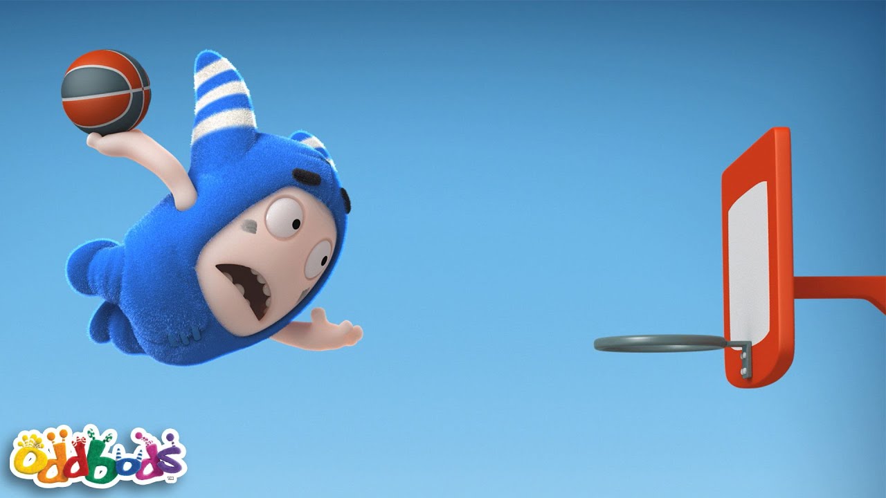 Will Pogo make the it? ⛹️‍♂️🏀 | Oddbods | Funny Cartoons for Kids | Moonbug Kids Express Yourself!