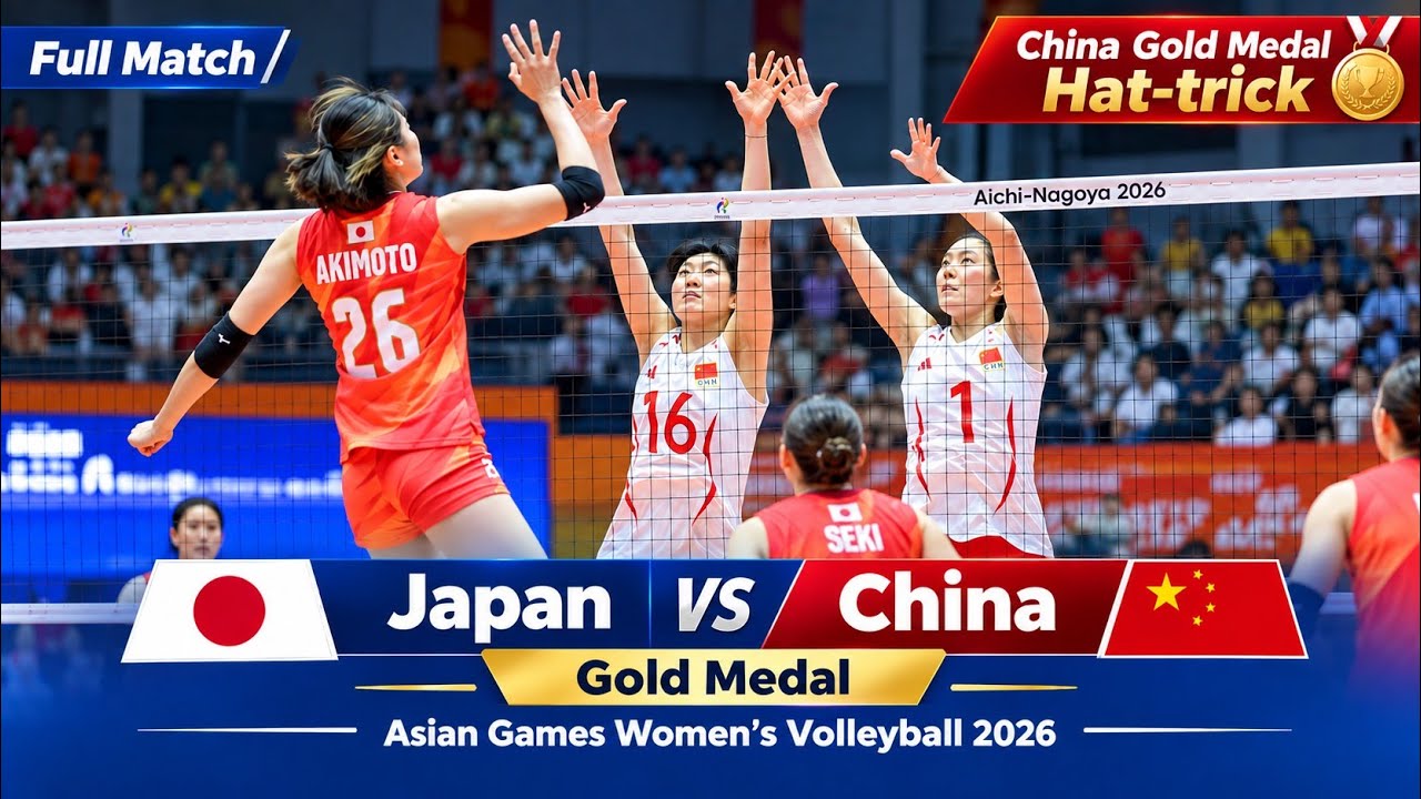 Japan vs. China | Full Match Highlights | Gold Medal Match | Women's Volleyball Asian Games 2026