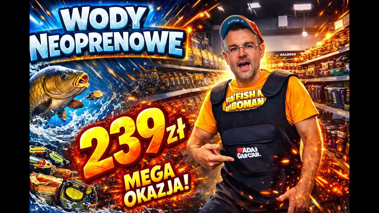 Zestaw Spławikowy za Grosze! Wodery Neoprenowe !