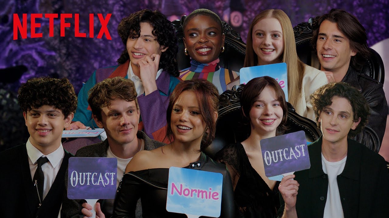 The Wednesday Cast Judges Netflix Characters as Outcasts vs. Normies | Wednesday | Netflix