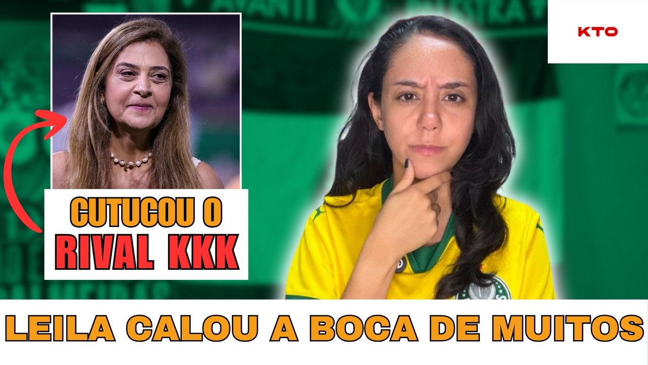 LEILA DEU AULA AQUI: “TODA VEZ QUE GANHAMOS UM CLÁSSICO…”