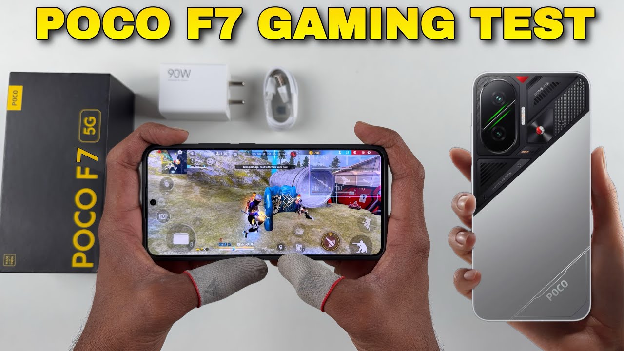 Poco f7 review and gaming test snapdragon 8s Gen 4 7550mAh 120hz super smooth 