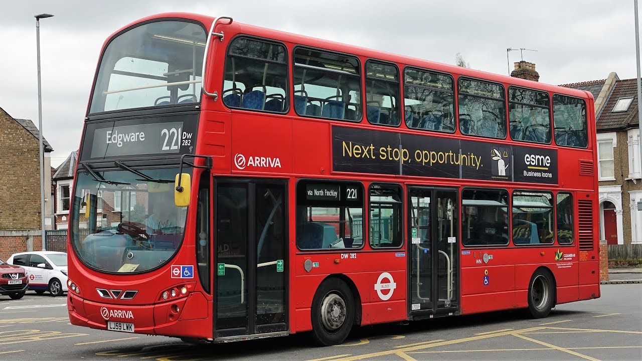 London Buses -  Route 221 - Turnpike Lane to Edgware Station