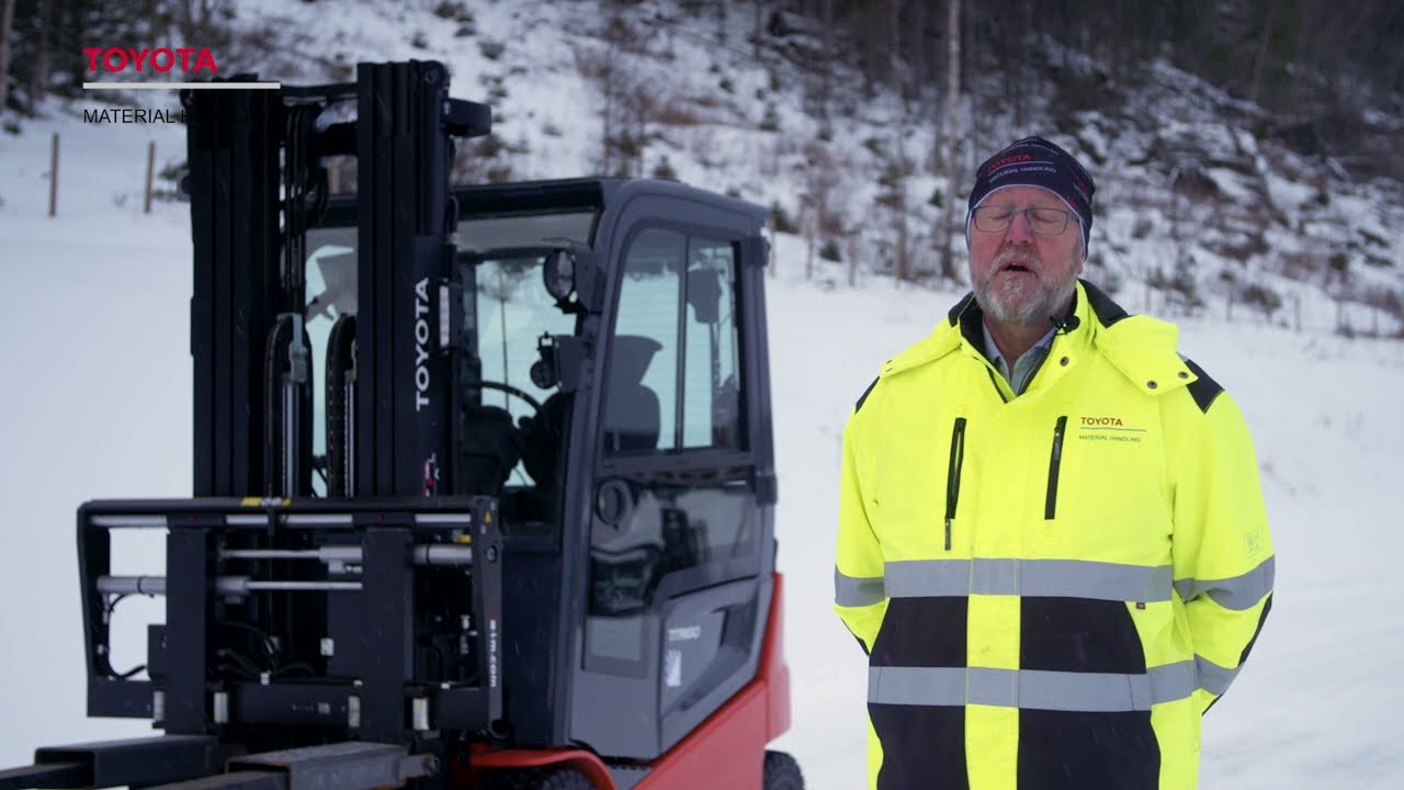 Nye Traigo80 leverer på vinterføre - Toyota Material Handling Norway
