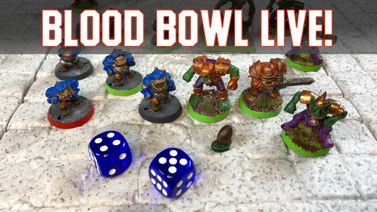 Blood Bowl 1988 Live! Orcs vs Dwarves, Oldhammer Fantasy Football