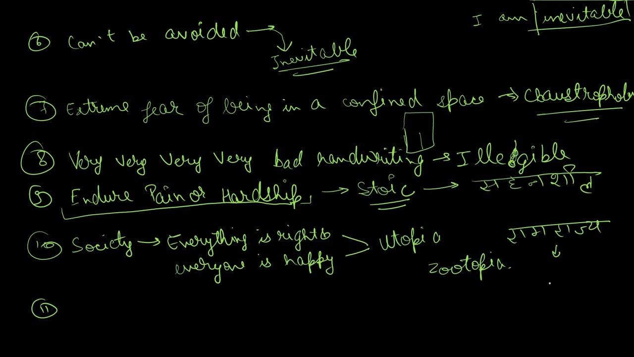 English PYQs lecture 1 || one word substitution | Part 1 || #ssccgl || #cds || #nda || #capf