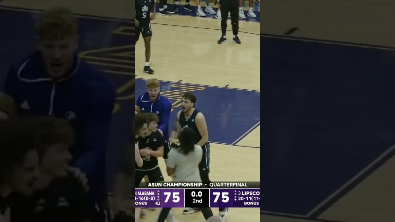 #𝗔𝗦𝗨𝗡𝗠𝗕𝗕 𝗣𝗹𝗮𝘆 𝗼𝗳 𝘁𝗵𝗲 𝗚𝗮𝗺𝗲 💯🏀KJ Johnson with the game-winner! #ASUNBuilt | #ncaabasketball #ncaa