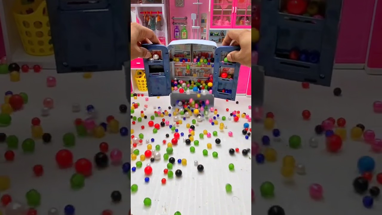 Blue Mini Kitchen With Multicolor Marble Reverse Video Asmr Satisfying 