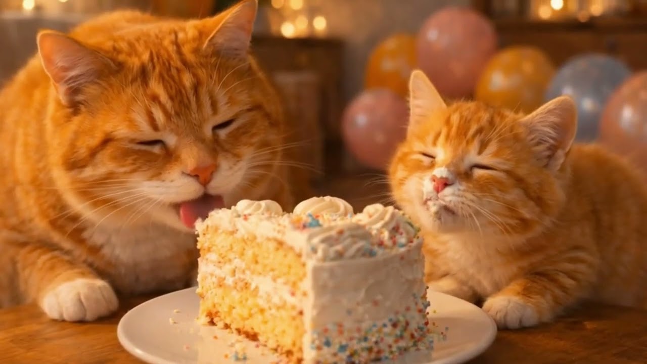 Amazing Days of the Ginger Cat and His Little Kitten