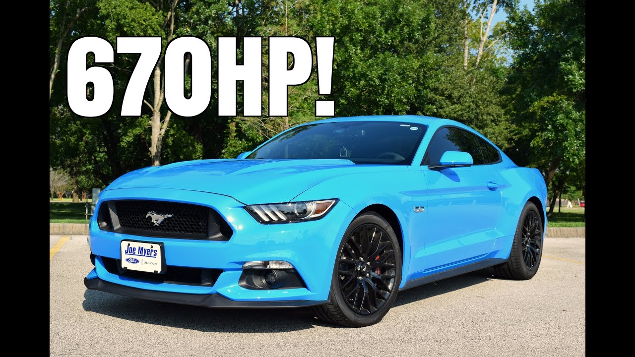 2017 Ford Mustang GT w/ Roush Supercharger Driving Review - 670HP