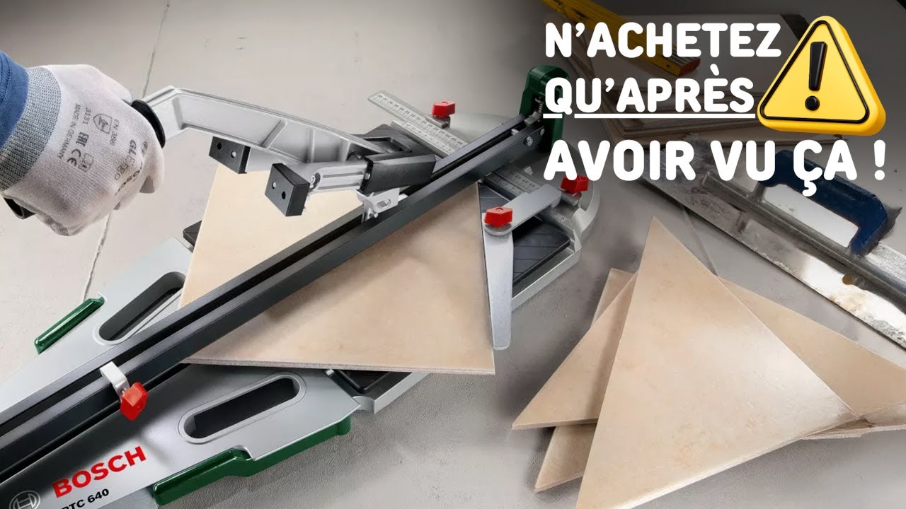 Bosch PTC 640 : Ce Coupe-Carreaux Manuel Répond-il aux Attentes ? | Avis 2026