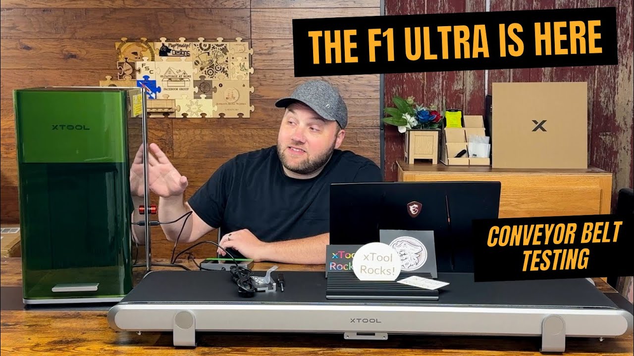 xTool F1 Ultra is Here (Testing the Conveyor Belt)