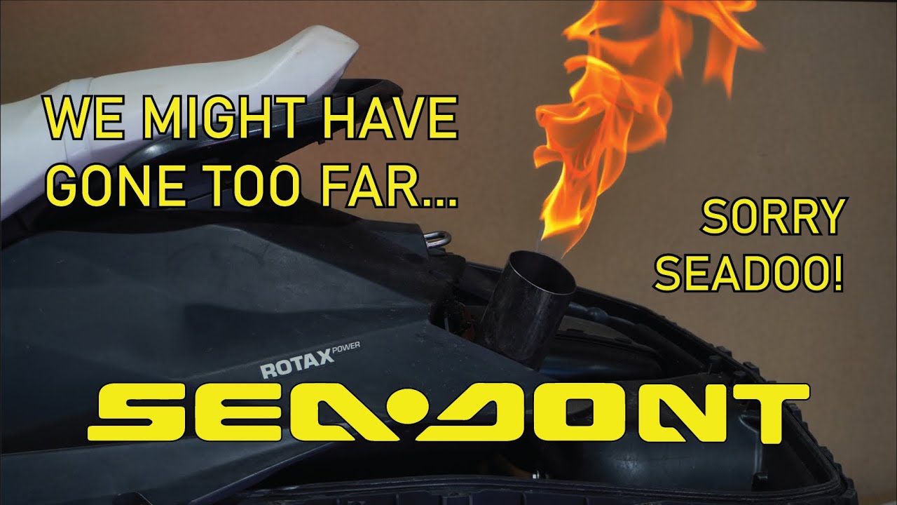 SEADOO SPARK SHOOTING FLAMES
