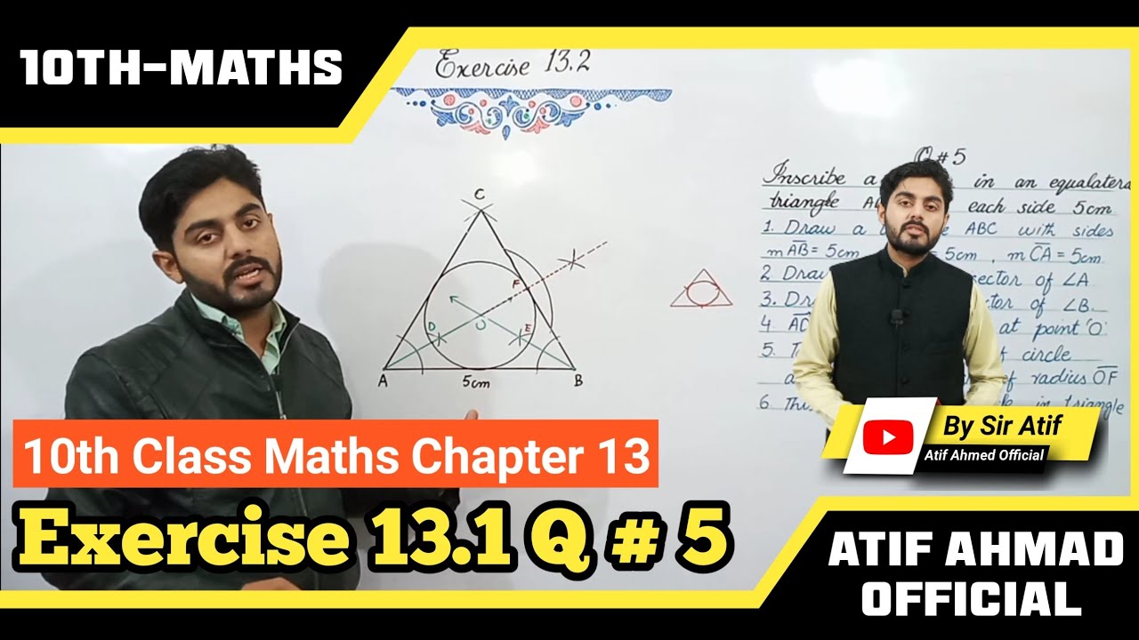 Exercise 13.2 question no 5 class 10 maths | ex 13.2 q 5 | ex 13.1 question 5 | 10th class maths