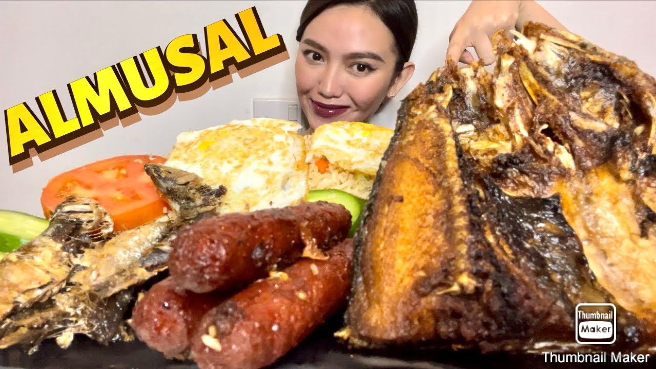 PINOY SILOG ALMUSAL FEAST || TUYOSILOG + BANGSILOG + LONGSILOG MUKBANG || SINI VALENCIA
