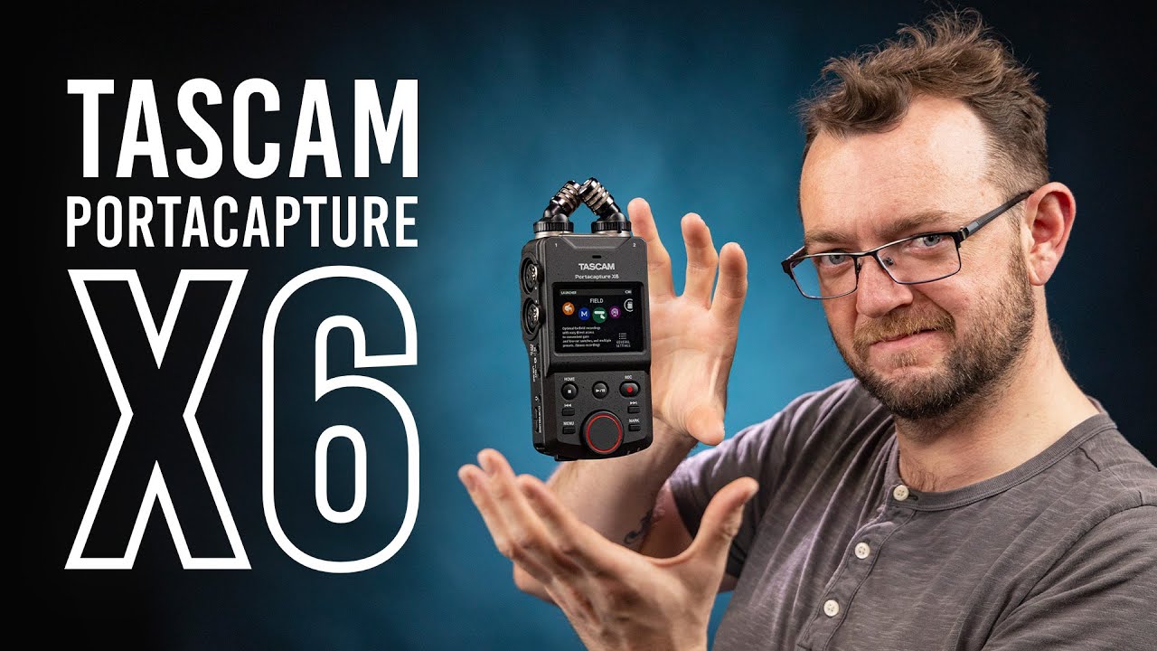 TASCAM Portacapture X6: The X8's Smaller Relative!