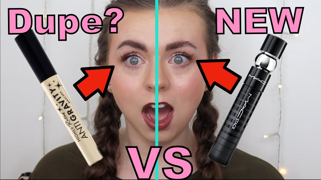 NEW MAC Macstack Mascara VS Milani Highly Rated Anti-Gravity Mascara! | $10 Dupe?!