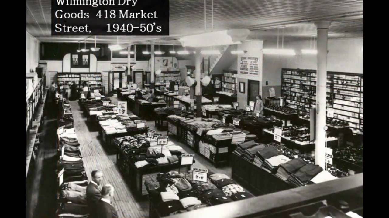Historic Photographs of Market Street in Wilmington Delaware