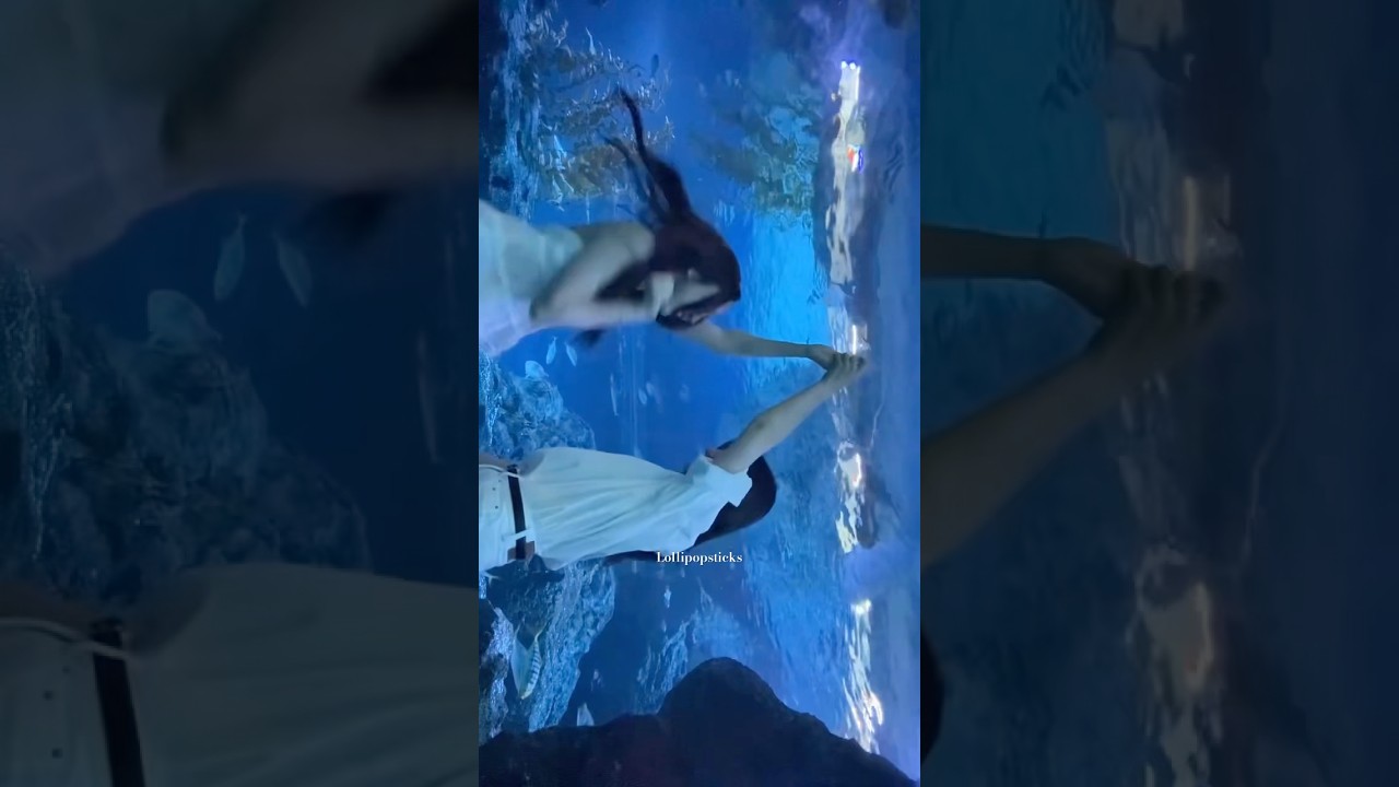 Свидание в аквариуме 🤏🏻 #атом #атомнаякарта #погружение #короткоевидео