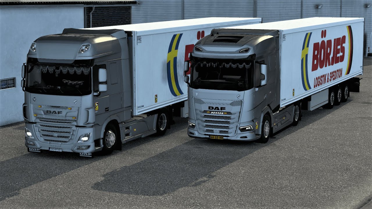 ETS2 1.47 ProMods 2.65 Convoy Multiplayer DAF XF 530/DAF XG 530 (Luleå 🇸🇪-Umeå 🇸🇪)