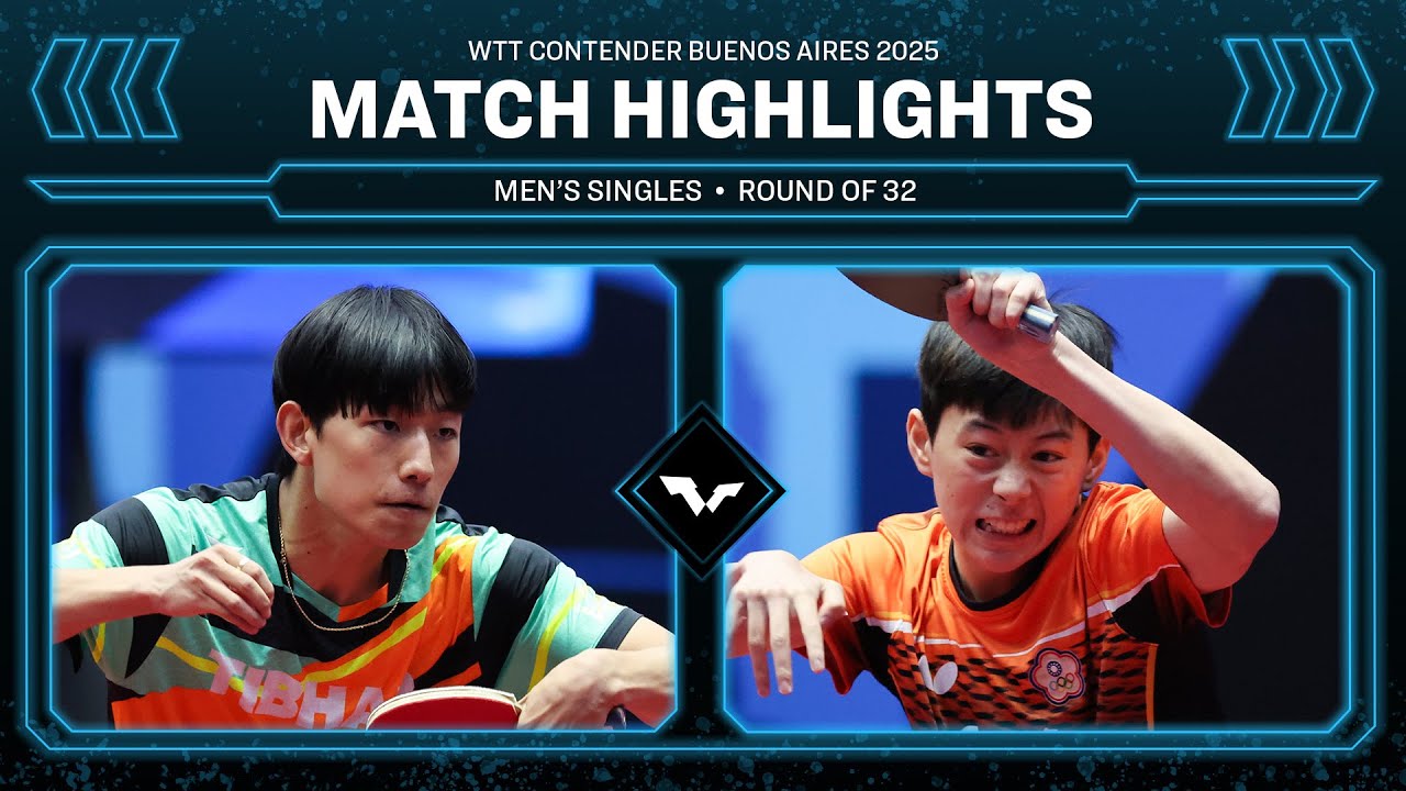 Taehyun Kim vs Kuo Guan Hong | MS R32 | #WTTBuenosAires 2025