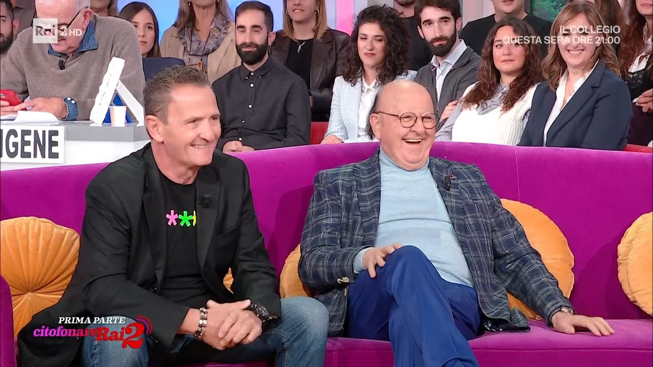 Massimo Boldi e Enzo Salvi - Citofonare Rai2 05/11/2023