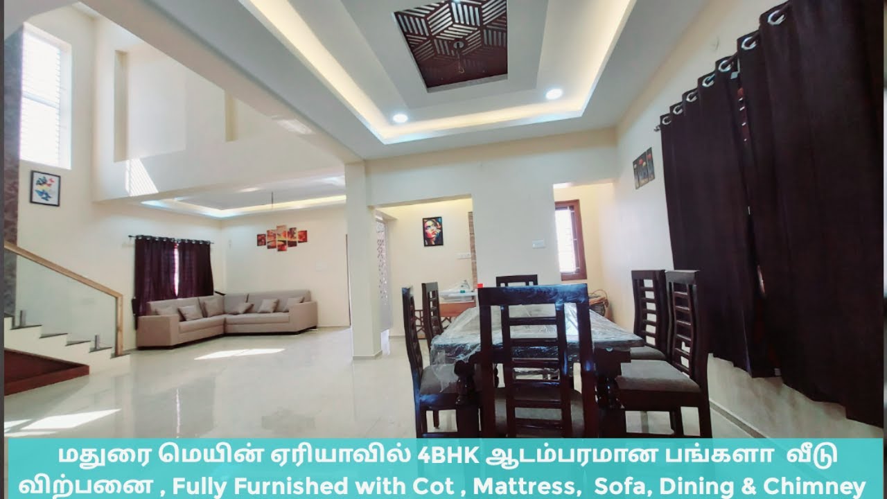 4BHK Luxury Villa With Interior Design | 3000 sqft | House Sale in Madurai | Dreamz Home