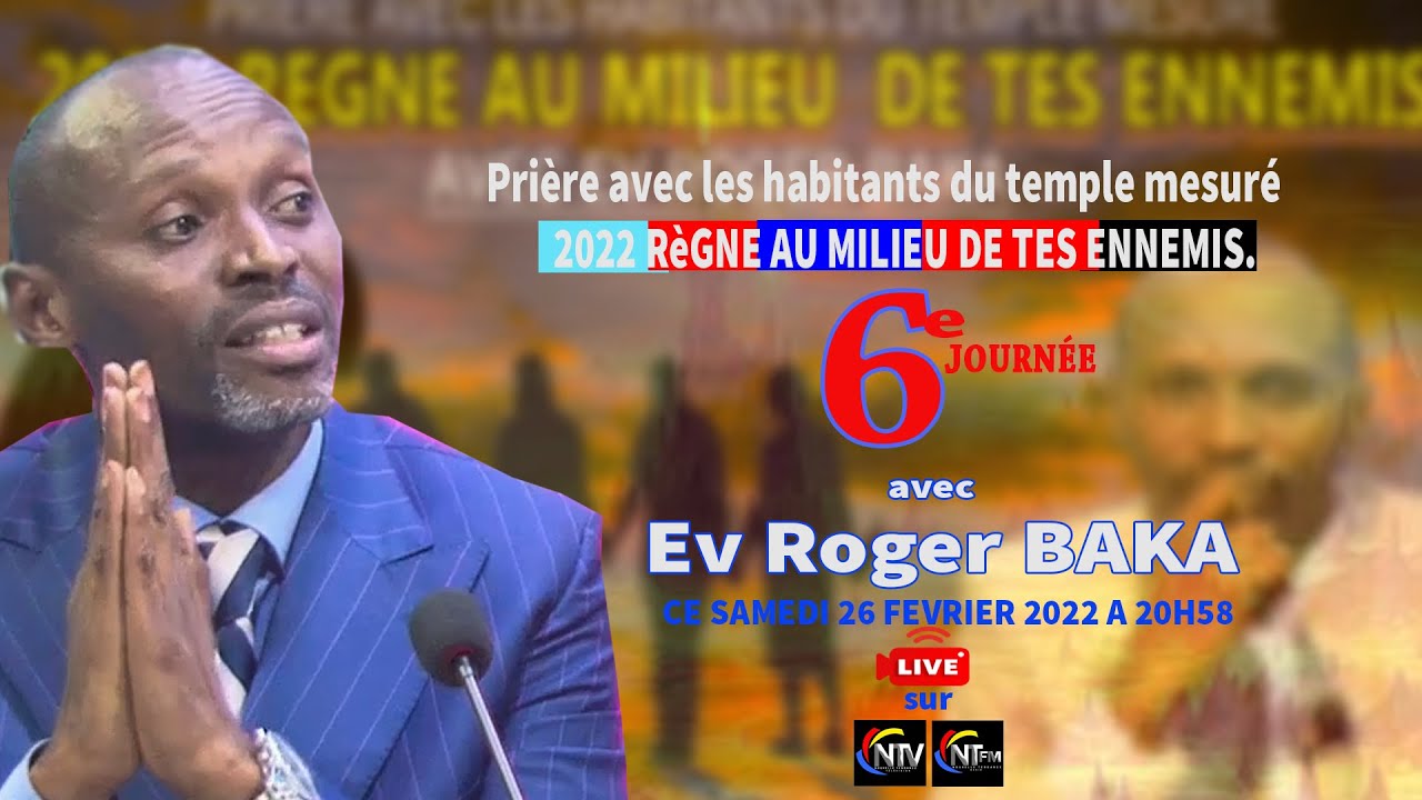 EN DIRECT:🔥MATIN EN  PRIERE AVEC EV ROGER BAKA 