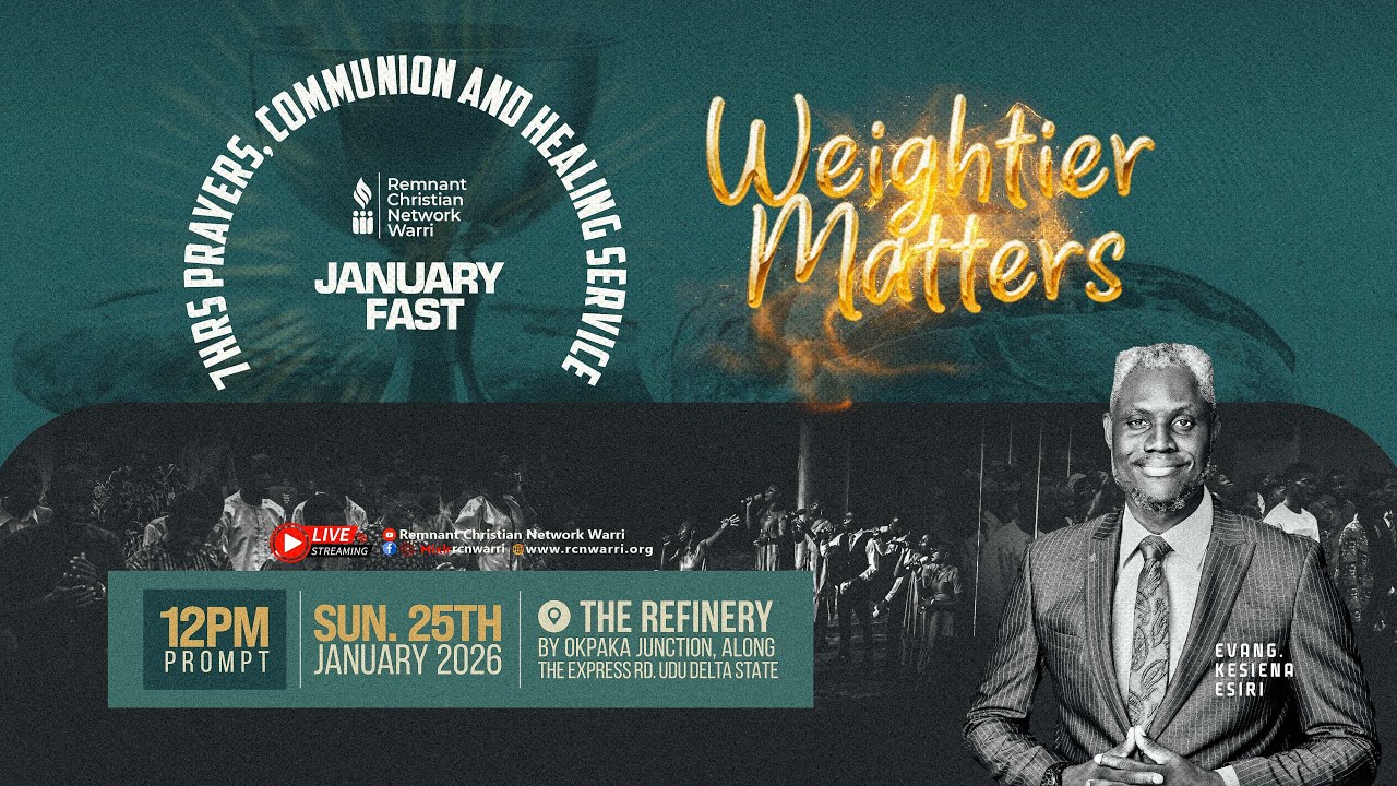 21DAYS FAST || WEIGHTIER MATTERS || GRAND FINALE || EVANG. KESIENA ESIRI