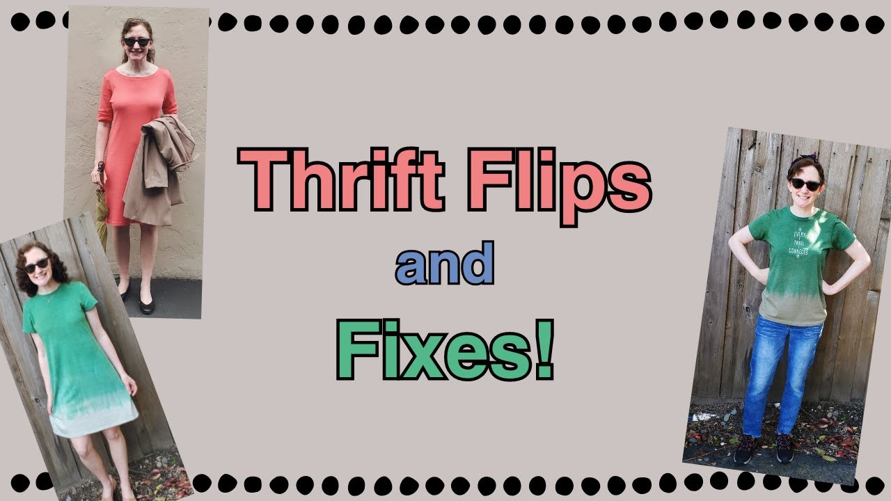 Thrift Flips and Fixes (easy upcycle projects!)