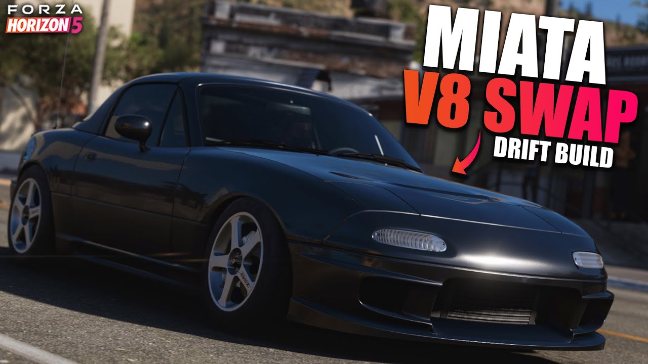 415 HP STOCK V8 Swapped MIATA Drift Build!! ( LS SWAP)
