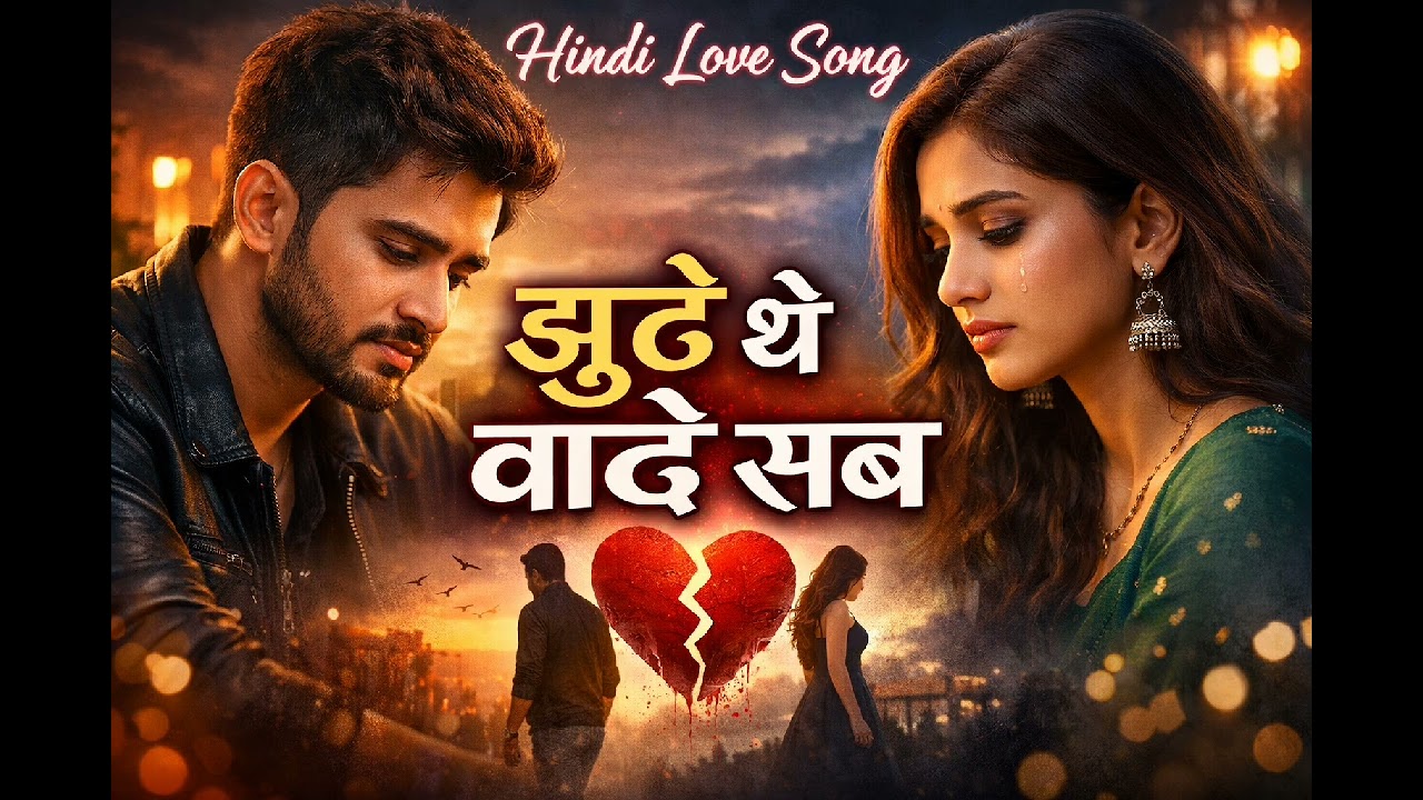JHOTE THE VADE HINDI LOVE SONG 2026 #emotionalsong #hindisadsong 