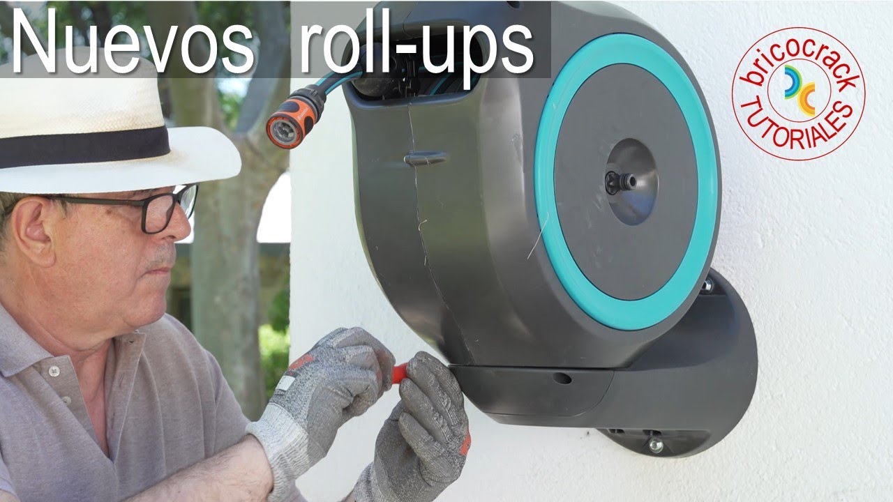 Cómo instalar soportes de manguera autoenrollables (Bricocrack)