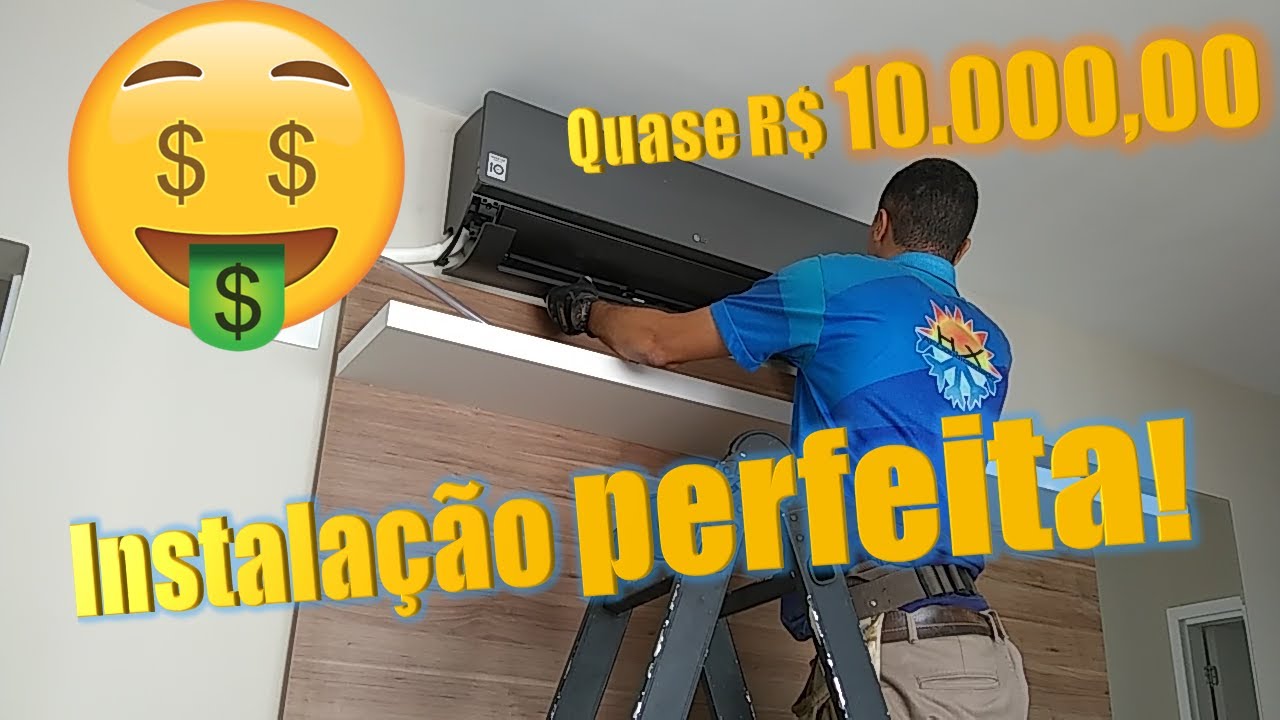 Instalação de ar condicionado split LG Artcol - Aprenda a Instalar LG Artcool