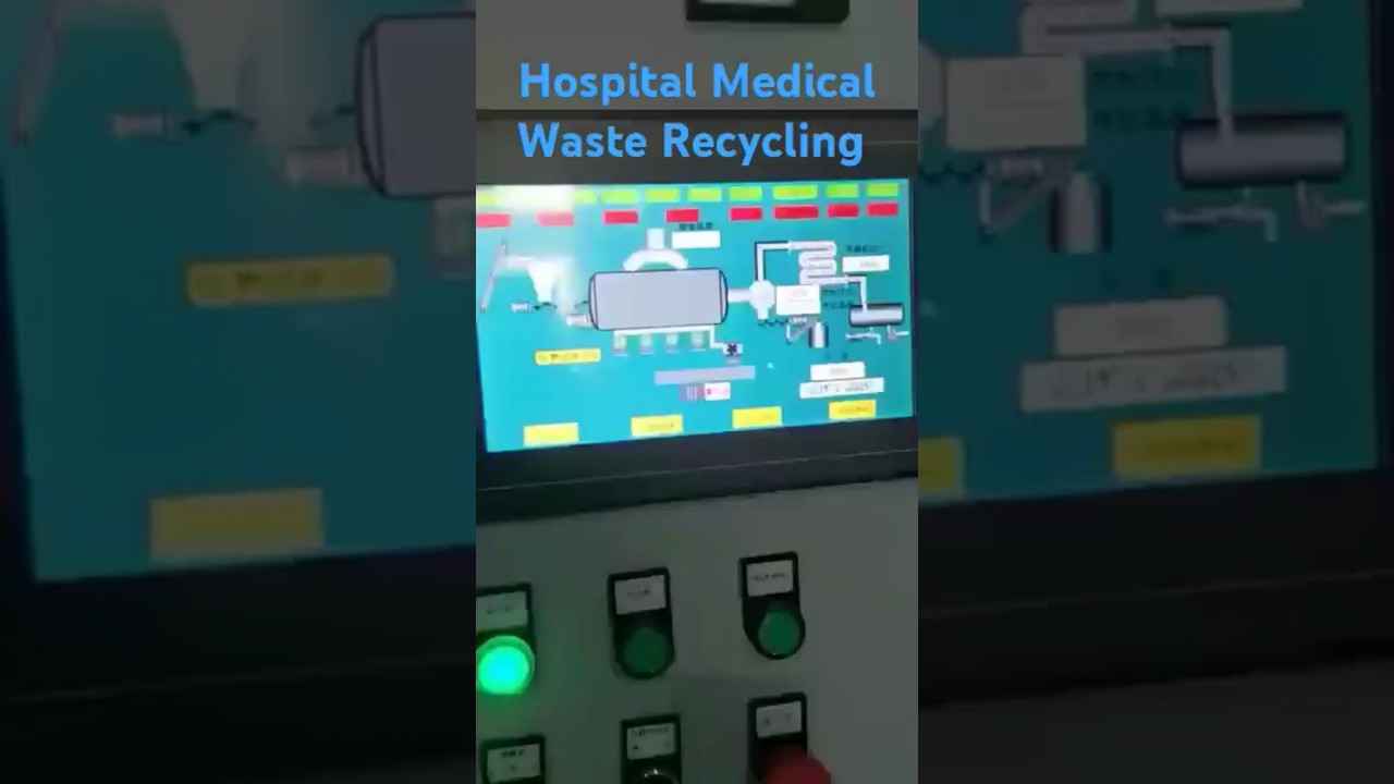 Hospital Medical Waste Recycling To Energy Oil #medicalwaste #wasterecycling #wastetoenergy