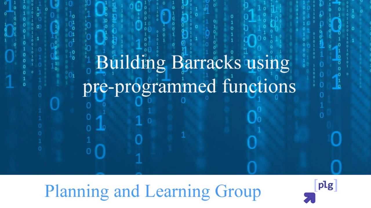 Building Barracks using pre-programmed functions