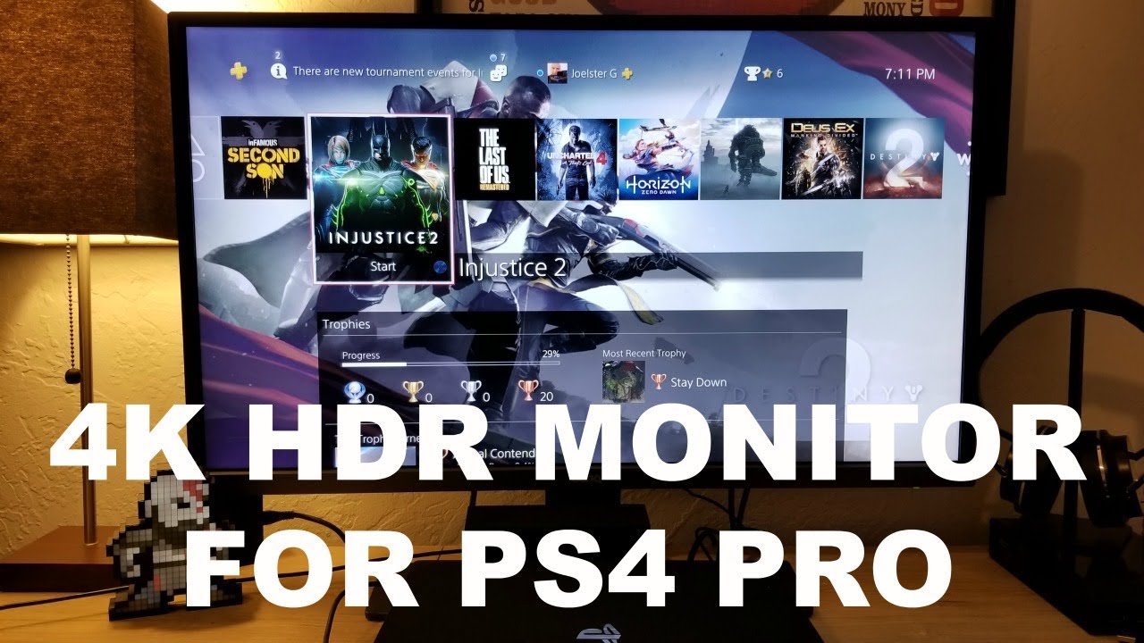 The Best Monitor for the PS4 PRO.? BenQ EW3270U