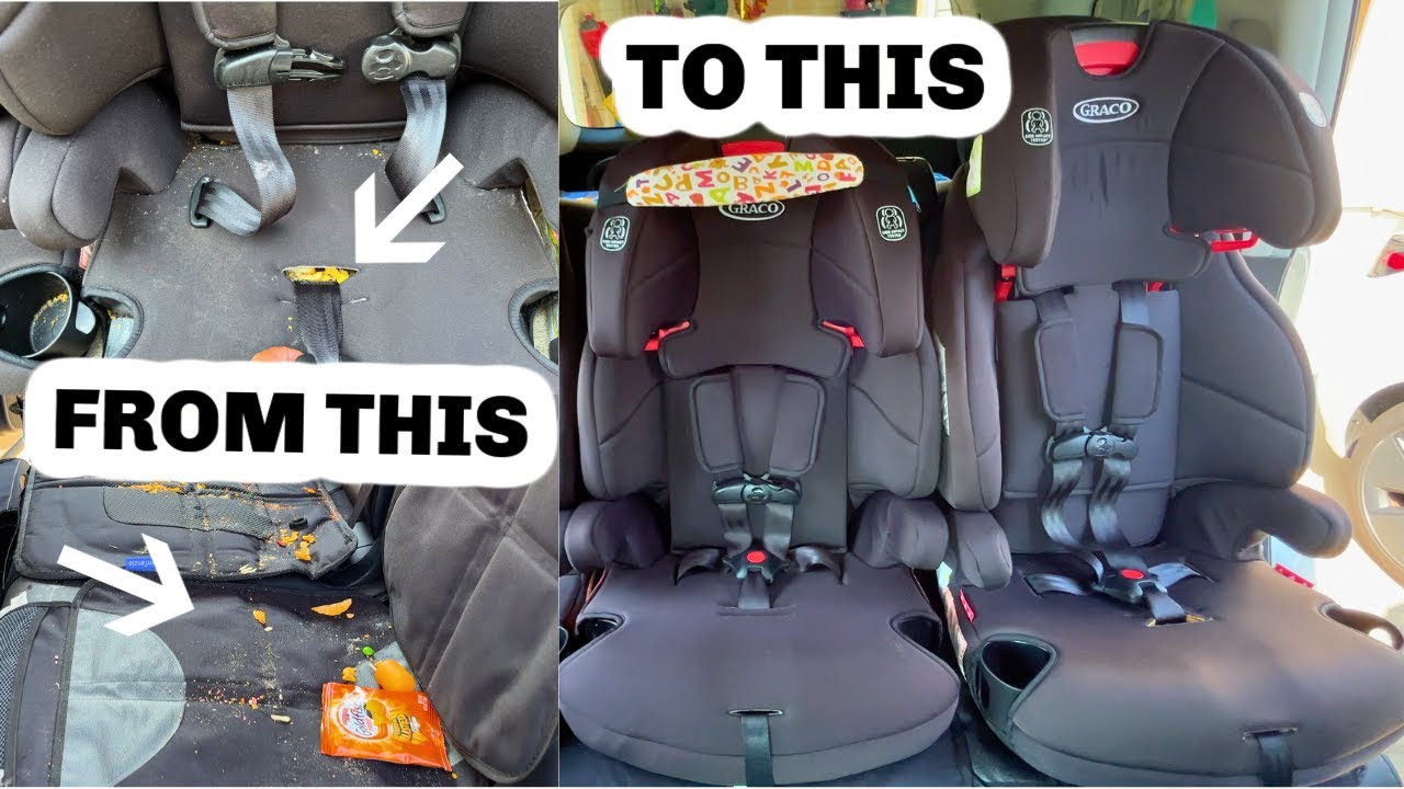 DISASSEMBLING, DEEP CLEANING and REASSEMBLING THE GRACO TRANZITIONS 3-in-1 HARNESS BOOSTER CAR SEAT