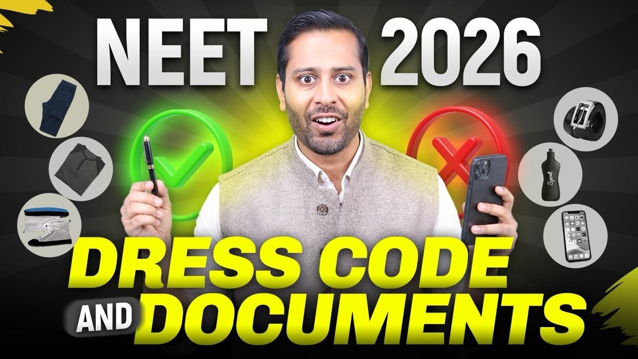 NEET 2026 DRESS CODE👕: Everything You Need to Know for NEET 2026 Exam Day! | ALLEN NEET