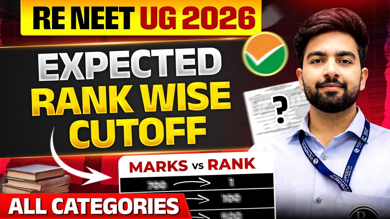 NEET 2026 Rank Wise Expected Cutoff 🔥 | UR/OBC/SC/ST/EWS Complete Analysis