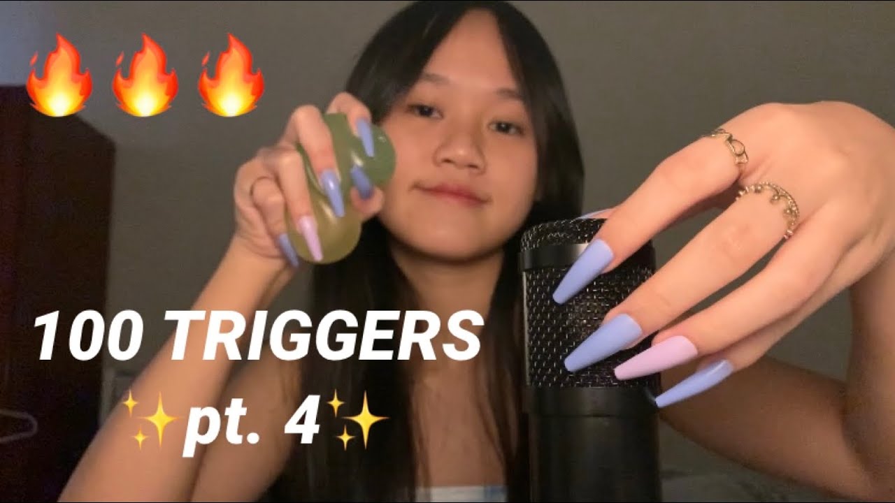 ASMR 100 TRIGGERS ( long nails edition 💅🏻 )