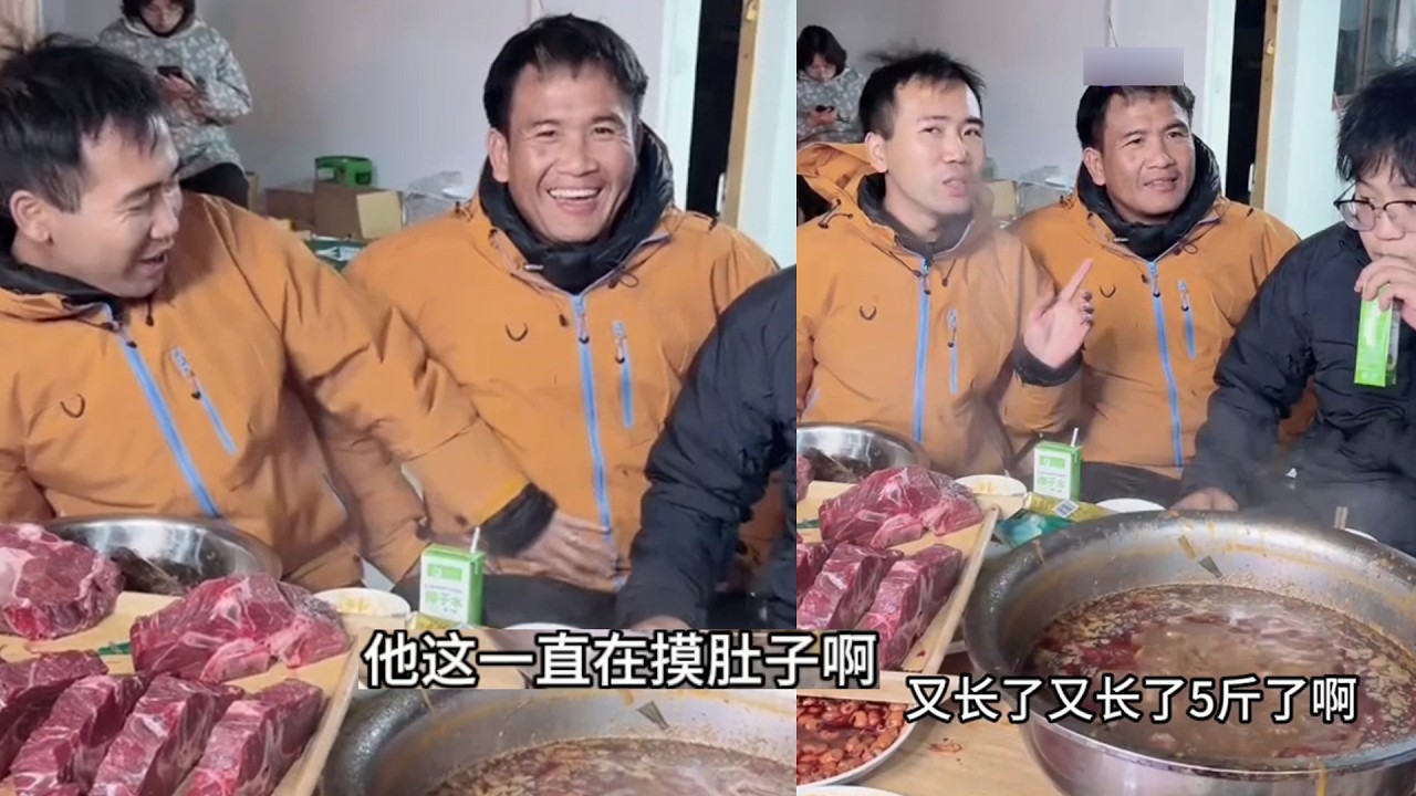 黄衣哥口味好 吃美食吃到撑 比在村里好