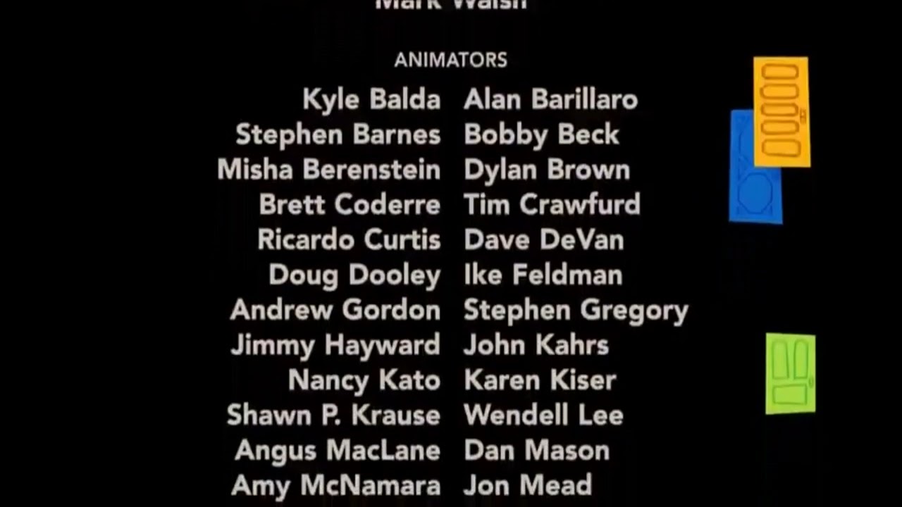 Monsters Inc - Original Credits (German with Vocals) (PAL) (Sneak Peek)