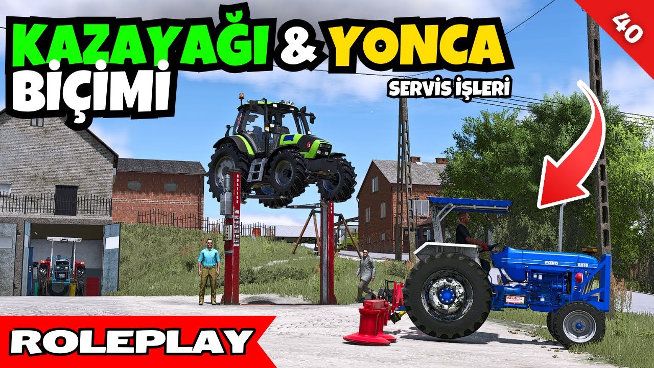 Beyni İtalyadan geldi | Deutz Fahr | Kazayağı ve yonca biçimi | FS25 GERÇEK HAYAT ELBİSTAN