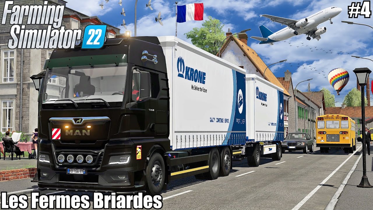 Selling CUT SUGAR BEETS and Spreading MANURE│Les Fermes Briardes│FS 22│4