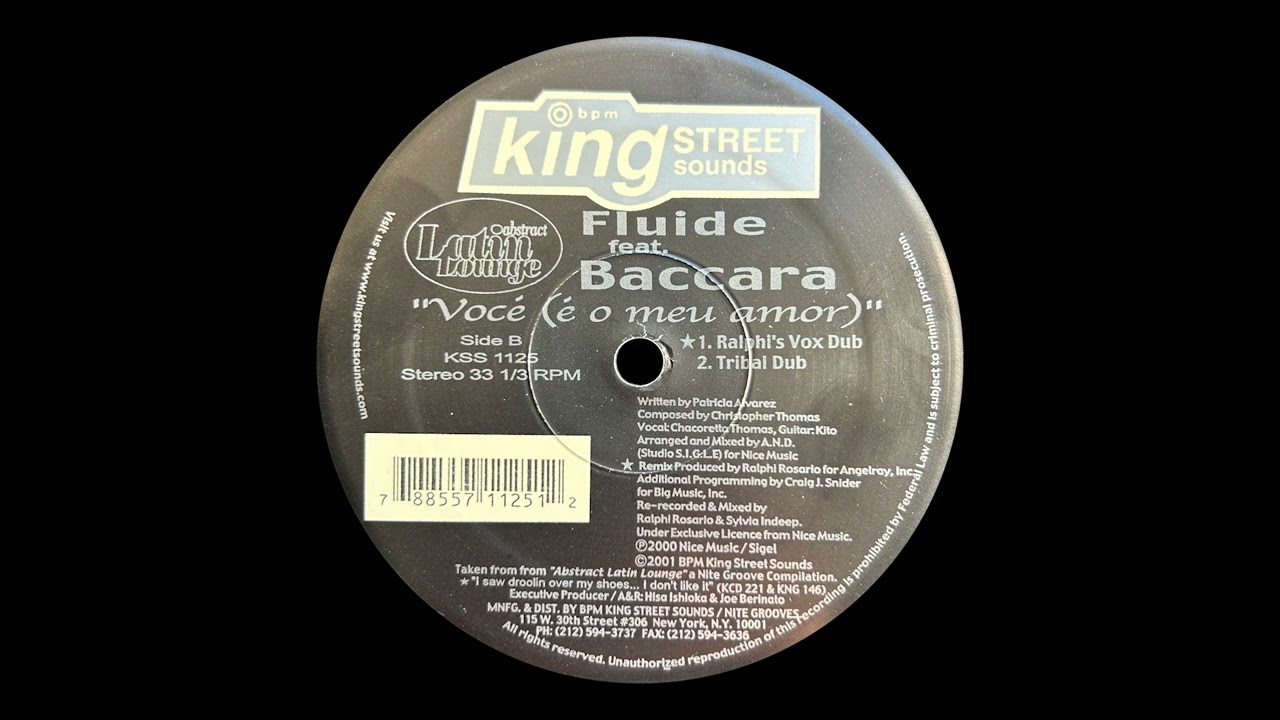 Fluide Feat. Baccara - Vocé (É O Meu Amor) (Ralphi's Vox Dub) (2001)