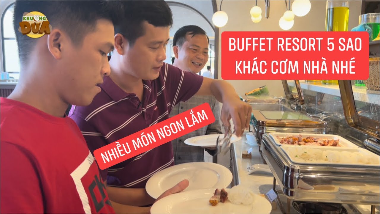 Khương Dừa dẫn Th&aacute;i An Giang v&agrave; Phong T&ocirc;m đi ăn buffet 5 sao, 2 anh Hai L&uacute;a m&ecirc; qu&aacute; m&ecirc;&hellip;