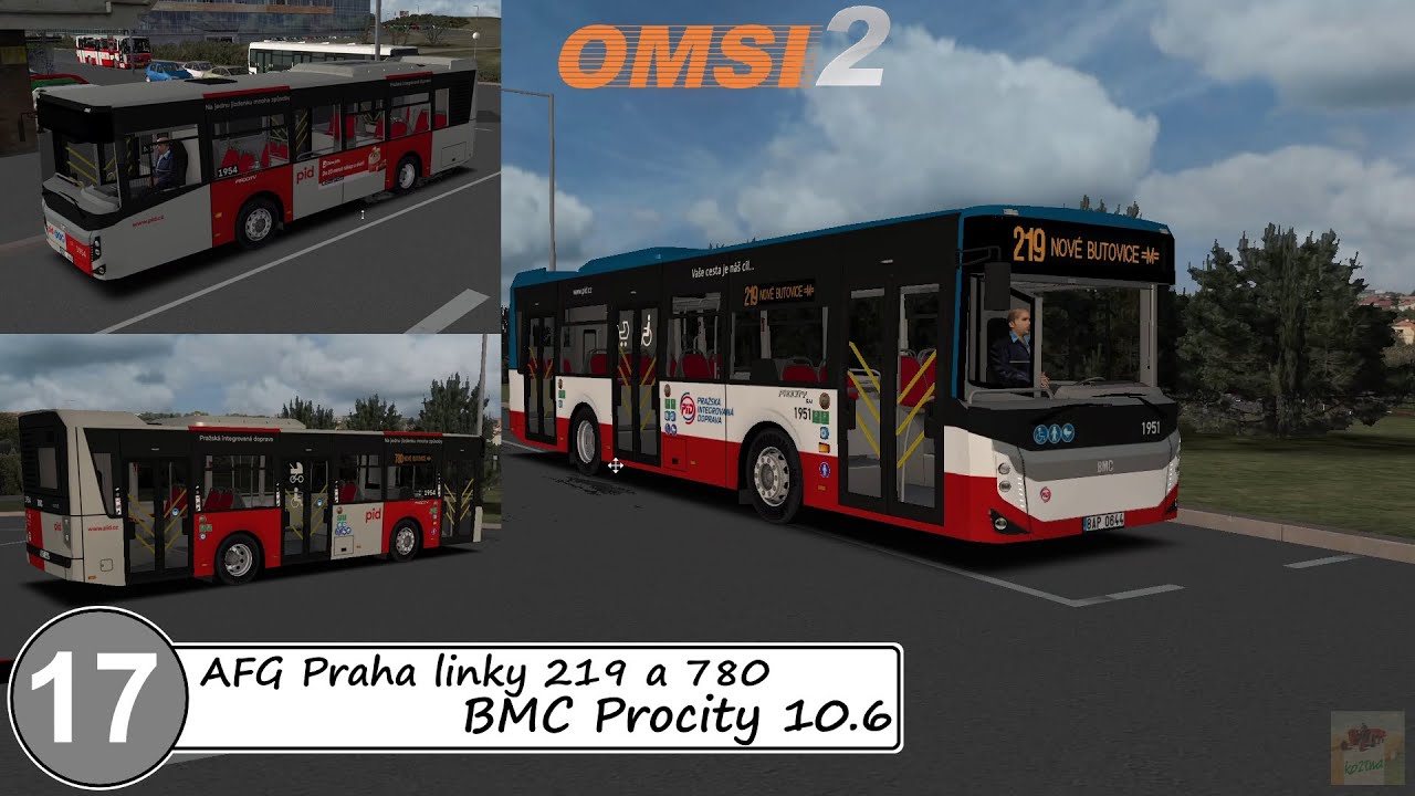 OMSI 2 #17 - AFG Praha linky 219 a 780 (GB) - BMC Procity 10.6